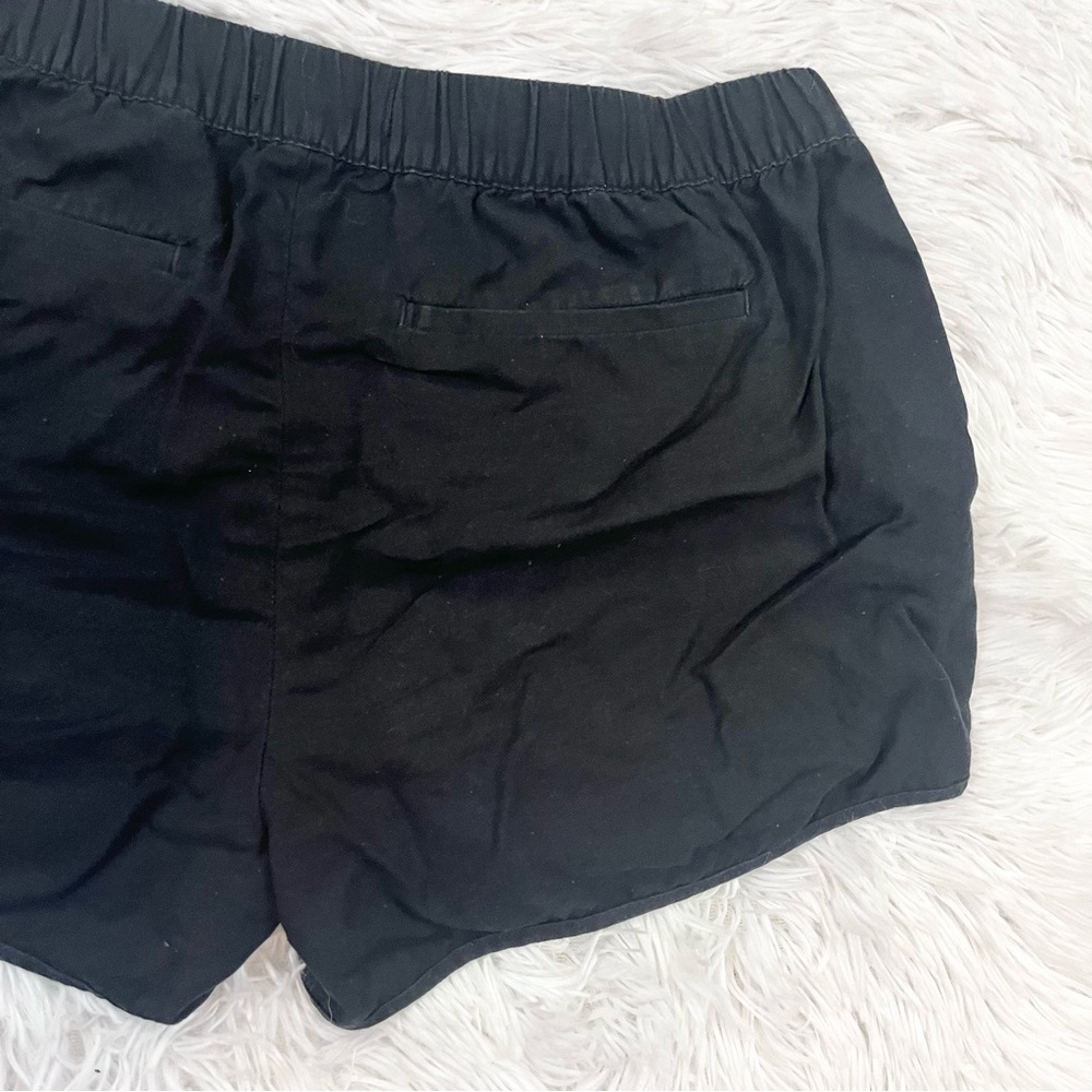 MADEWELL Solid Black Pull On Cotton Shorts Small - Picture 6 of 9